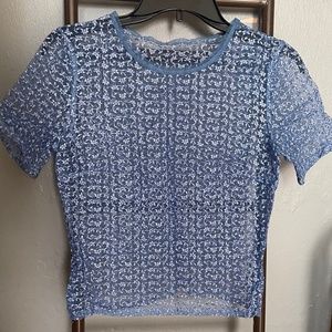 Women's Short Sleeve Mesh Top
